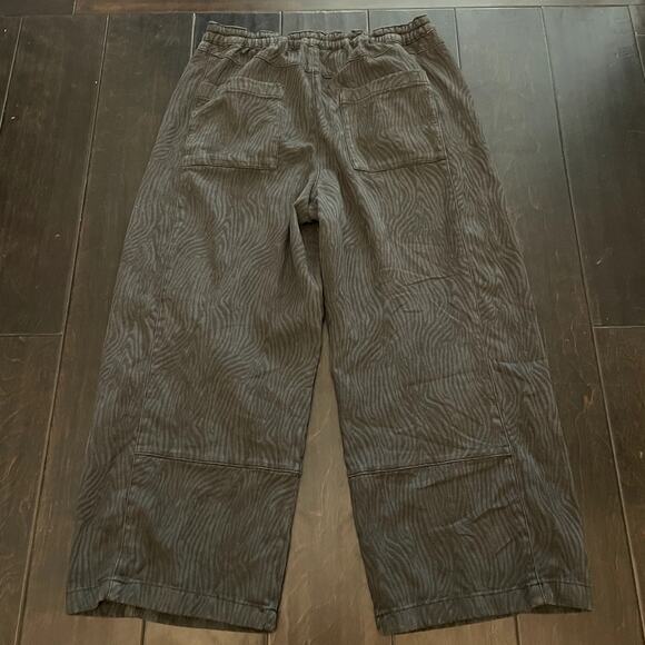 Anthropologie Pilcro Barrel Pants Gray Black Women's Size M - Picture 4 of 7